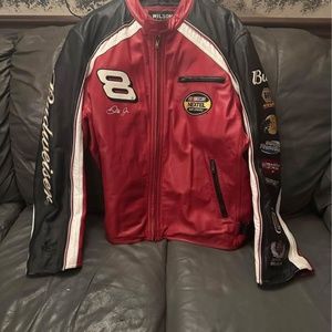 Dale Earnhardt Jr official Wilson’s leather race coat size 2XL in new condition